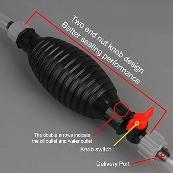 Fuel Pump with Hose Clips